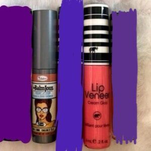 Lip Stain & Gloss/Veneer Bundle: theBalm & Kokie